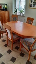 Table de salle à manger extensible, Maison & Meubles, Comme neuf, Ovale, Enlèvement
