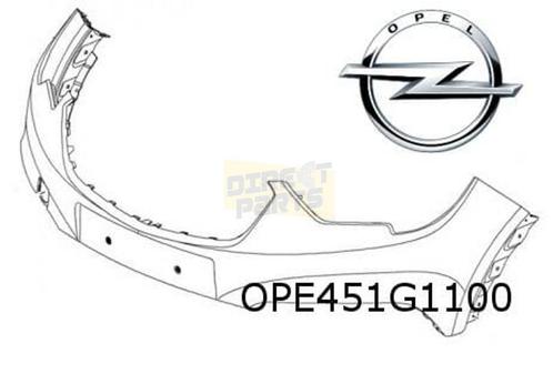 Opel Crossland X (6/17-1/21) voorbumper bovendeel (te spuite, Autos : Pièces & Accessoires, Carrosserie & Tôlerie, Pare-chocs