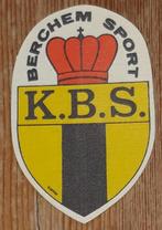 Vintage sticker Berchem Sport 1975 Samo voetbal autocollant, Verzamelen, Sport, Ophalen of Verzenden, Zo goed als nieuw