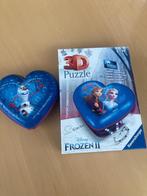 Puzzel Frozen II 3D Hartendoosje, Ophalen of Verzenden, Zo goed als nieuw, 6 jaar of ouder