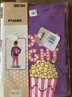 Nieuwe pyjama ' movie night ' Maat 128 / 134, Kinderen en Baby's, Kinderkleding | Maat 128, Ophalen of Verzenden, Nieuw, Meisje