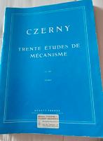 Recueil 30 etudes de mécanisme Czerny, Muziek en Instrumenten, Ophalen, Zo goed als nieuw