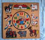 houten puzzel klok, Kinderen en Baby's, Ophalen of Verzenden, Gebruikt