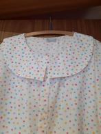 Blouse blanche à pois - taille 46, Ophalen