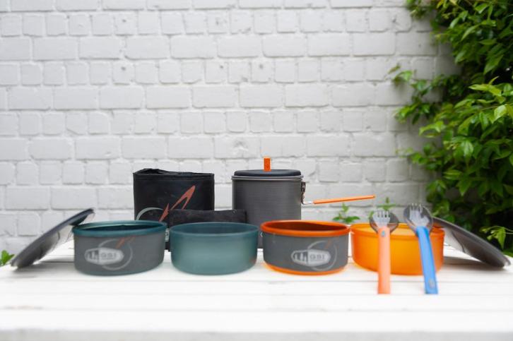Set de popote pour randonnée - GSI - Pinnacle Dualist, Caravanes & Camping, Accessoires de camping, Comme neuf, Enlèvement