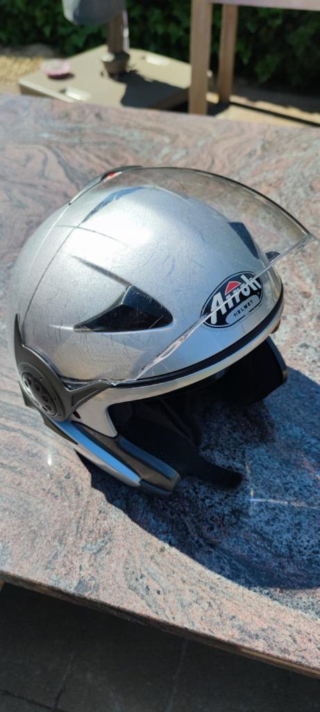 Helm motor Airoh, Motoren, Kleding | Motorhelmen, Dames, Heren, Kinderen, Jethelm, L, Tweedehands, Ophalen