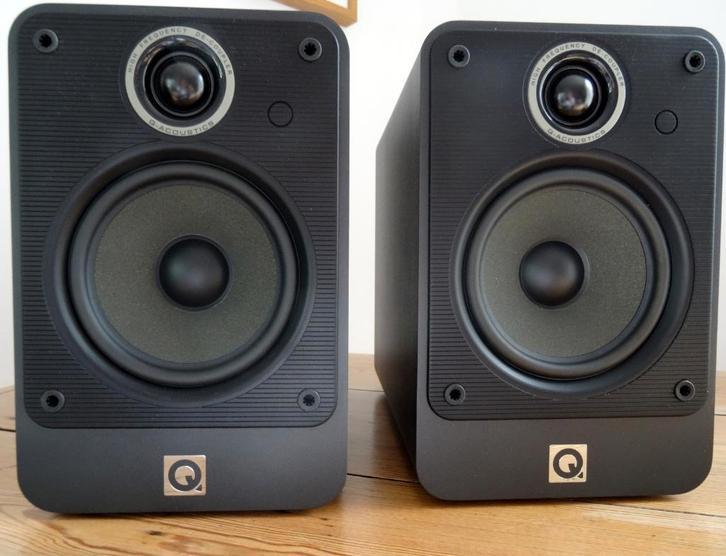 Q Acoustics 2020i, la paire (gris anthracite), Audio, Tv en Foto, Luidsprekerboxen, Nieuw, Front, Rear of Stereo speakers, 60 tot 120 watt