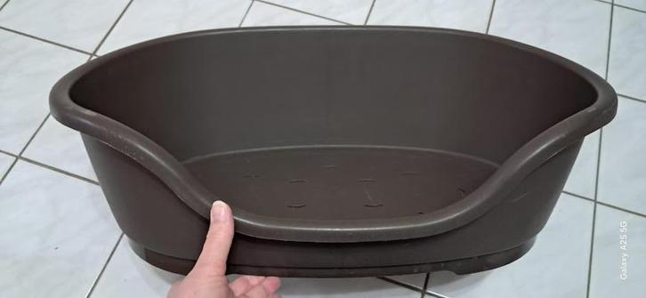 🎁 Petit panier rigide brun pour chat ou chien (50 x 30 cm), Dieren en Toebehoren, Hondenmanden, Gebruikt, Verzenden