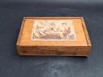 oude houten blokkendoos, begin 1900, Ophalen of Verzenden