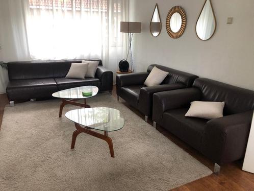 Design bank, Huis en Inrichting, Zetels | Zetels, Zo goed als nieuw, Leer, Ophalen of Verzenden