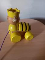 Houten trekpoppetje Janbibejan, gleufje voor geldcadeau, Ophalen of Verzenden