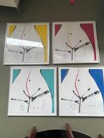 4-delige serie zeefdrukken Hips van Herman Brood 16/100, Ophalen