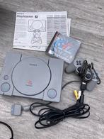 PlayStation 1 console, dual shock controller, spel, Games en Spelcomputers, Ophalen, Gebruikt, Met 1 controller, Met games