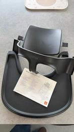 Tripp trapp baby set zwart, Ophalen, Zo goed als nieuw, Afneembaar eetblad