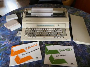 Typemachine TEC TW-1500 + extra geheugenkaart beschikbaar voor biedingen
