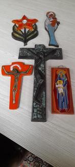 vintage mid-century religieuze wanddecoratie, Antiek en Kunst, Ophalen
