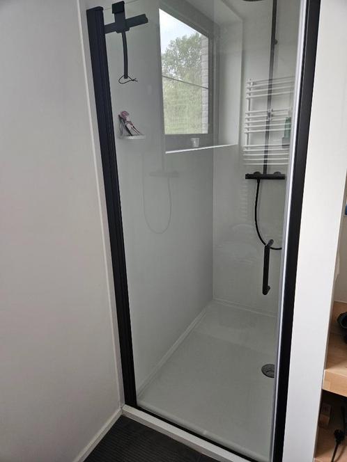 Nieuwe douchedeur - Nisdeur 900x1950 - mat zwart, Maison & Meubles, Salle de bain | Meubles de Salle de bain, Neuf, Autres types