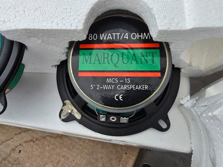 Marquant mcs-13 80watt speakers, Audio, Tv en Foto, Luidsprekerboxen, Zo goed als nieuw, Ophalen
