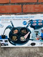 Wok en pannenkoeken stel, Elektronische apparatuur, Ophalen of Verzenden, Zo goed als nieuw, 4 t/m 7 personen