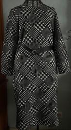 Caroline Biss 38 Nieuw Pied-de-poule jurk met riem, Kleding | Dames, Jurken, Maat 38/40 (M), Zwart, Nieuw, Ophalen of Verzenden