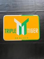 Blikken reclamebord brouwerij de blieck Aalst triple tiger, Verzamelen, Ophalen of Verzenden, Zo goed als nieuw