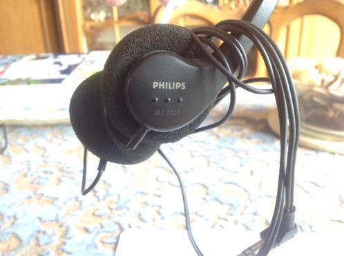 Hoofdtelefoon Philips SBC 3329 Snoer 115 cm, TV, Hi-fi & Vidéo, Casques audio, Utilisé, Circum-aural, Philips, Enlèvement ou Envoi