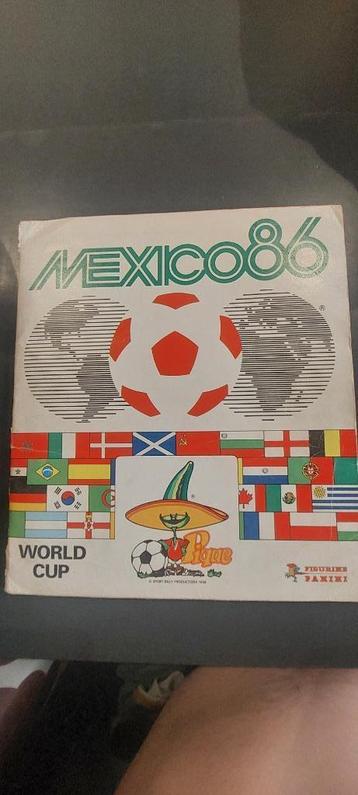 Panini boek voetbal Mexico 86 compleet vintage  beschikbaar voor biedingen