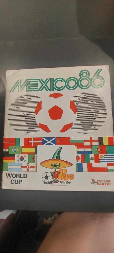Panini boek voetbal Mexico 86 compleet vintage, Verzamelen, Stickers, Gebruikt, Ophalen of Verzenden