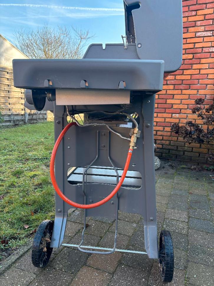 Gasbarbeque - WeberSpirit II E-320 (3 branders + zijbrander), Jardin & Terrasse, Barbecues électriques, Utilisé, Enlèvement