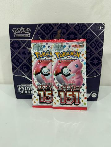 Pokemon Card Scarlet&Violet 151 Booster Pack Korean beschikbaar voor biedingen