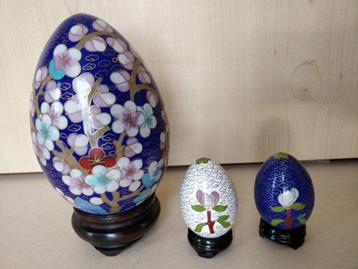 Eieren van Cloisonne-email beschikbaar voor biedingen
