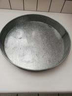 plateau dienblad rond, Huis en Inrichting, Woonaccessoires | Dienbladen, Ophalen of Verzenden, Rond, Metaal