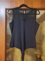 Zwarte body met kant., Ophalen, Zo goed als nieuw, Maat 38/40 (M)
