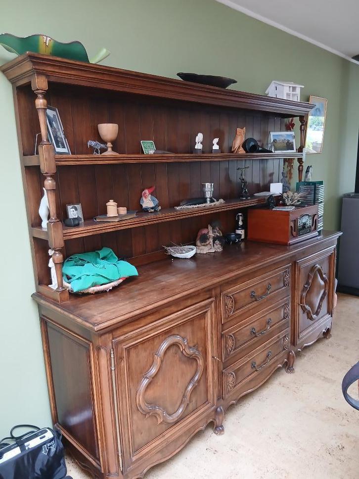 antieke bordenkast in zeer goede staat, Huis en Inrichting, Kasten | Buffetkasten, Gebruikt, 150 tot 200 cm, 200 cm of meer, 50 tot 75 cm