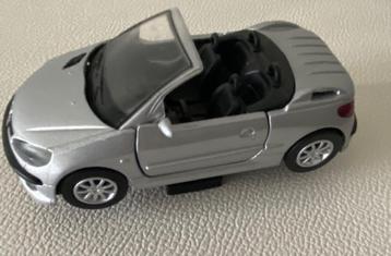 Modelauto Peugeot  206 CC silver beschikbaar voor biedingen