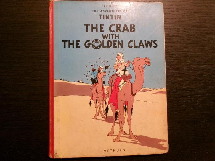 The Adventures of Tintin  -The Crab with the Golden Claws-, Livres, BD, Enlèvement ou Envoi