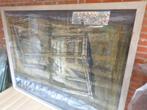 CHRISTIAN ROLET / TABLES / OLIEVERF + PLAASTER DOEK 159x210, Ophalen