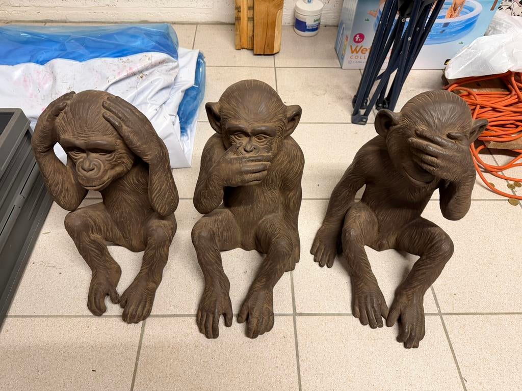 3 singes decoration, Enlèvement, Comme neuf