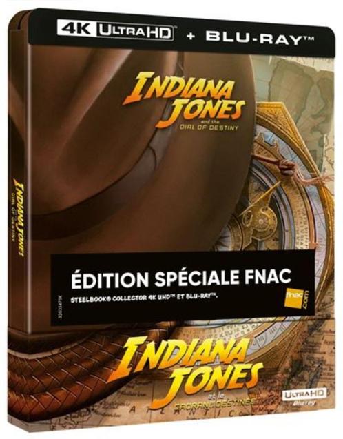 Indiana Jones en de Dial of Destiny 4K Steelbook-set, Cd's en Dvd's, Blu-ray, Nieuw in verpakking, Avontuur, Boxset, Verzenden