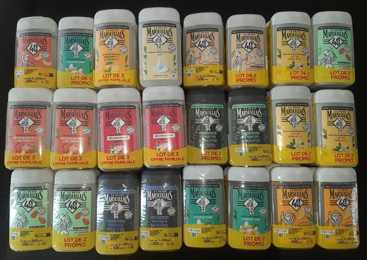 Le Petit Marseillais douchegels 250 ml - 10 soorten, Handtassen en Accessoires, Uiterlijk | Lichaamsverzorging, Nieuw, Bad & Douche