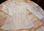 Witte halflange bloes., Enlèvement ou Envoi, Comme neuf, Taille 38/40 (M), Blanc