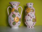 Prachtig koppel Italiaanse vintage fifties vazen, Antiek en Kunst, Ophalen of Verzenden
