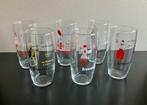 6 bierglazen proefglaasjes retro  Kronenbourg, Verzamelen, Ophalen, Glas of Glazen, Overige merken
