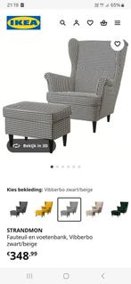 Zetel met poef, Huis en Inrichting, Fauteuils, Ophalen