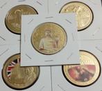 Penning Munten - Plaque Goud, Timbres & Monnaies, Pièces & Médailles, Autres matériaux, Enlèvement ou Envoi