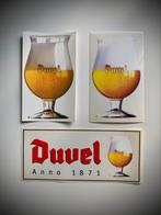 Duvel stickers : 3 verschillende. 10€, Verzamelen, Ophalen of Verzenden, Zo goed als nieuw, Duvel