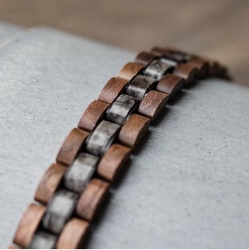 Armband (man) - HOLZKERN, Handtassen en Accessoires, Armbanden, Zo goed als nieuw, Ophalen of Verzenden