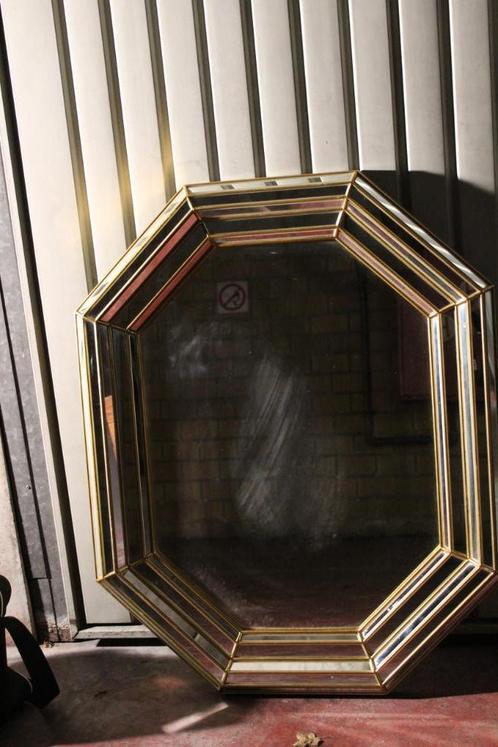 De Knudt spiegel, prachtig geslepen facetten. Bieden kan !, Antiquités & Art, Antiquités | Miroirs, 50 à 100 cm, Moins de 100 cm