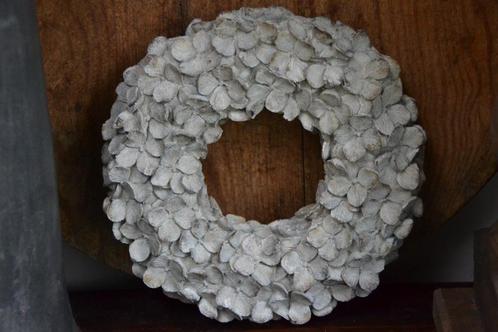 Krans - Hortensia - Landelijk shabby, Huis en Inrichting, Woonaccessoires | Kransen, Nieuw, Ophalen of Verzenden
