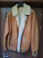 Lederen winterjas, Kleding | Heren, Ophalen, Zo goed als nieuw, Maat 52/54 (L), Bruin